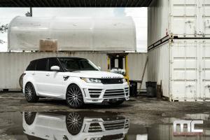 2018 Land Rover Range Rover Sport White by MC Customs on Avant Garde Wheels